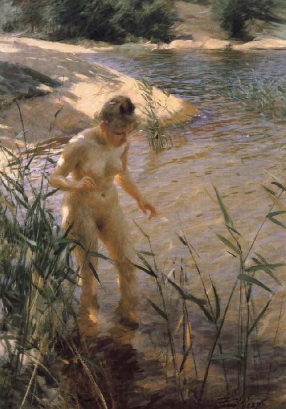 Anders Zorn Reflexer (Reflexions) France oil painting art